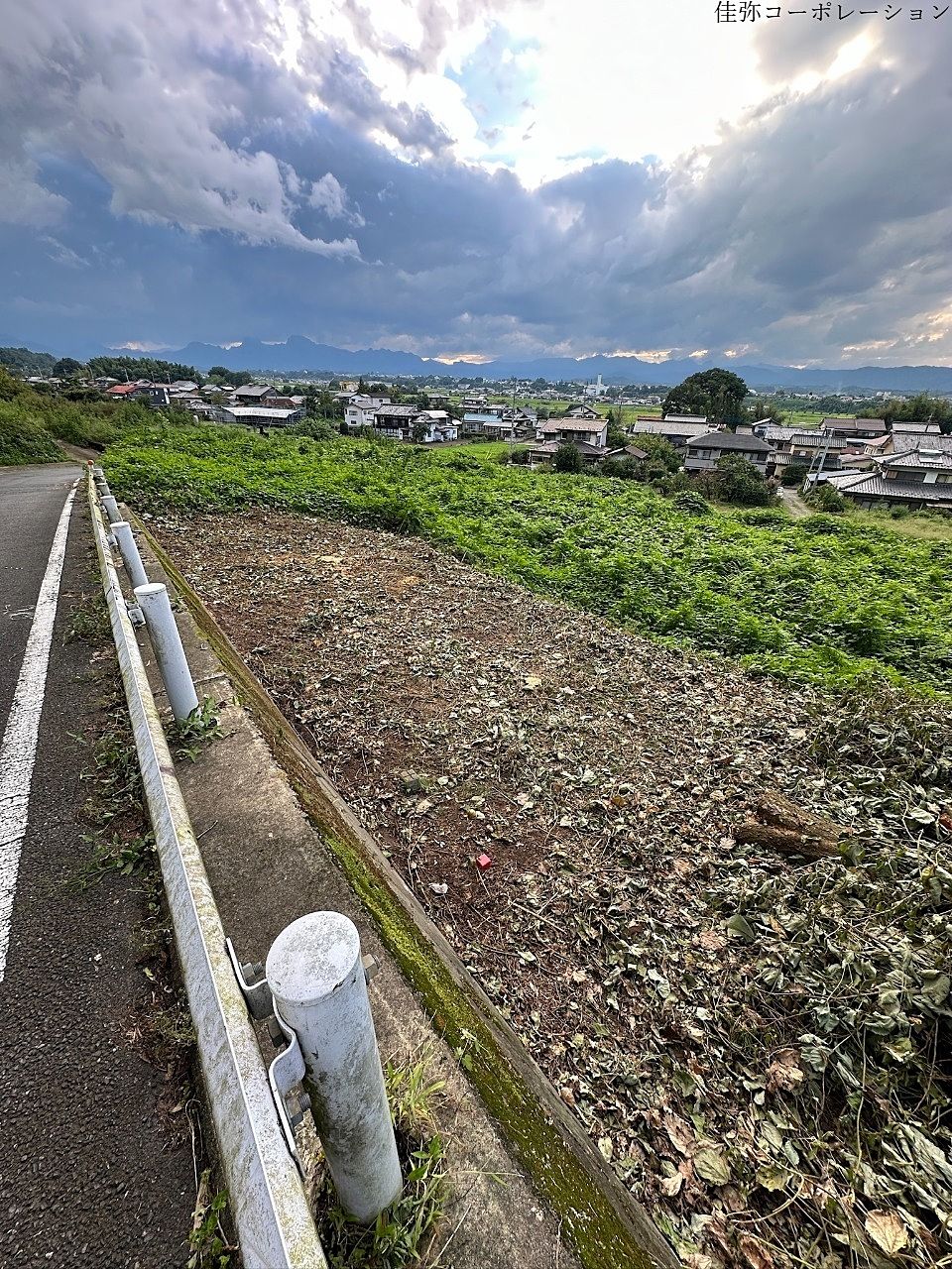 西毛広域幹線道路の用地収用に伴う樹木の伐採工事、完了しました